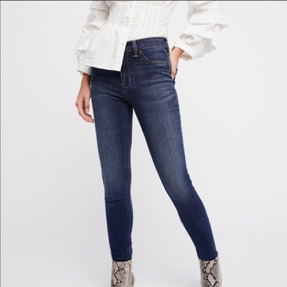 Free People Denim - Free People long & lean high waisted skinny jeans